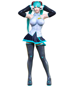 3d漫画cosplay动漫女孩.照片