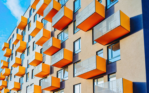 多彩公寓家居现代住宅建筑空间照片