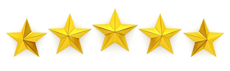 五颗金星3d渲染五颗星三金黄黄色星出五.