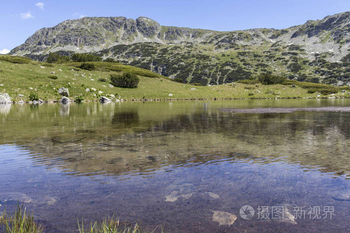 保加利亚瑞拉山，鱼湖附近的风景