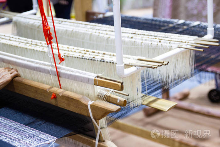 Weaving equipment Household weaving  Detail of weaving loom  