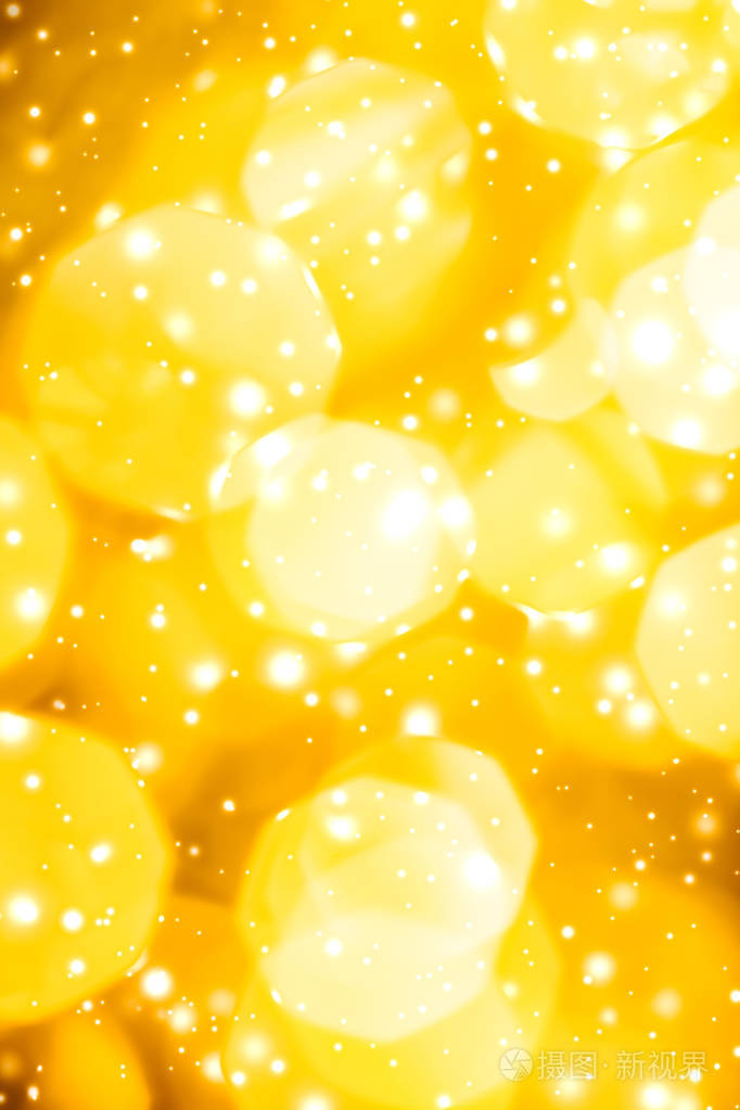 金光闪闪发光奢华度假背景