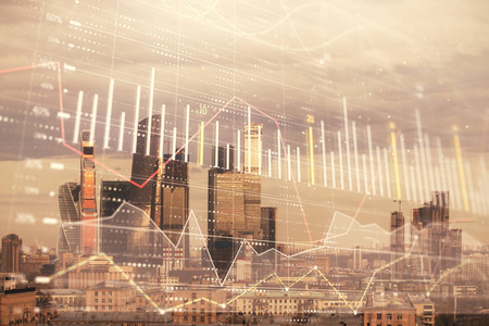 股票市场研究与分析的概念照片