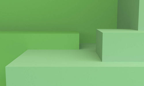 空间技术绿色形状图片