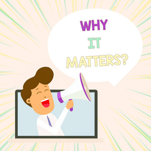 商业图片文字询问演示一些他认为重要的事情,通过笔记本电脑进入