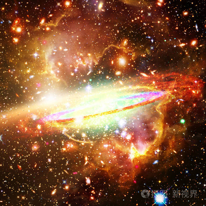 银河系这张图片的元素由美国宇航局提供