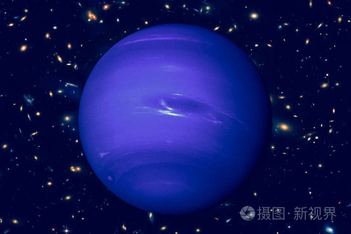 Neptune. Planet of the solar system. The elements of this image 