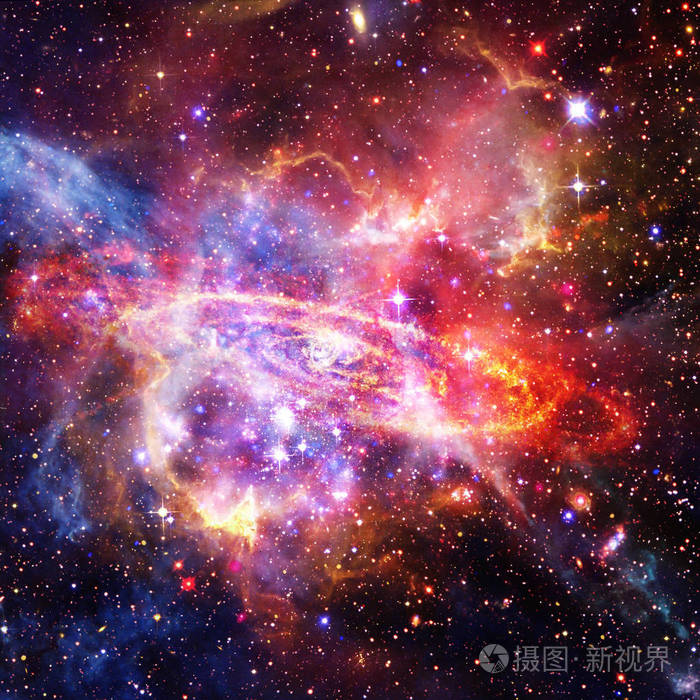 星系和恒星这张图片的元素由美国宇航局提供