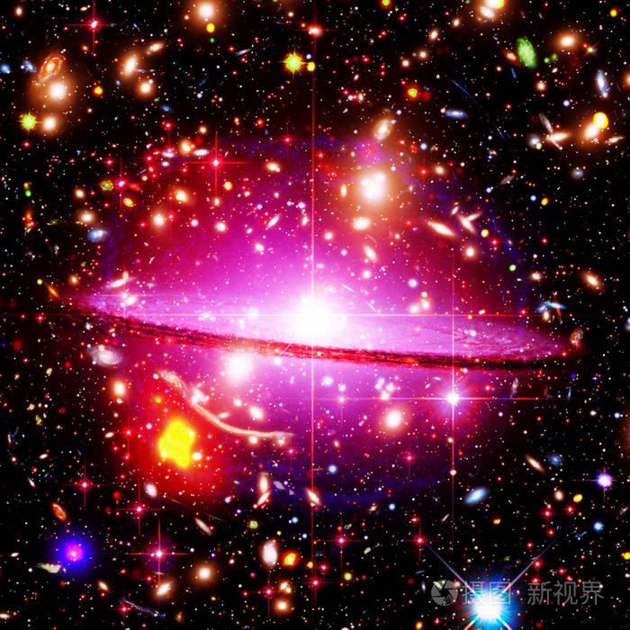 星光灿烂的外太空这张图片的元素由美国宇航局提供