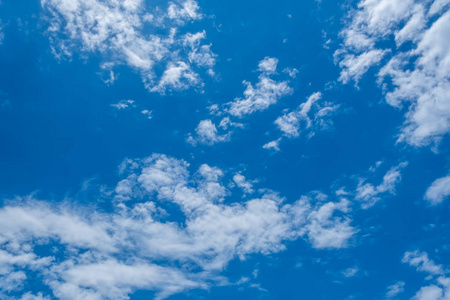 白云蓝天图片背景和纹理照片