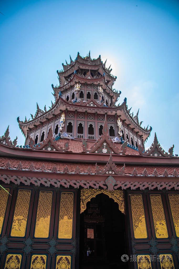 泰国曼谷古城蒙博兰的寺庙照片-正版商用图片2nzjex-摄图新视界