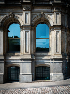 加拿大蒙特利尔一条城市街道的近景插画