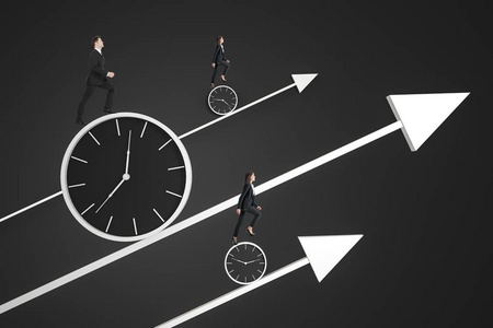 与时间赛跑的男人图片