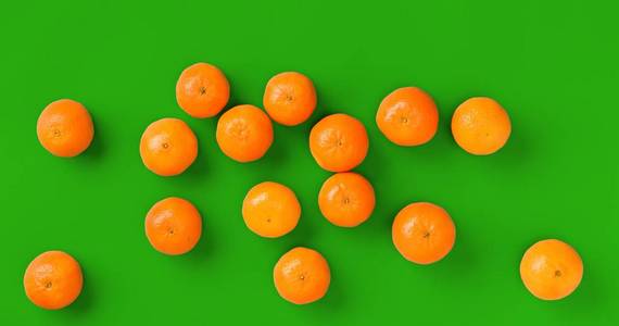 新鲜橘子或橘子的果型图片