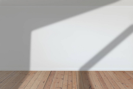 白墙木地板图片