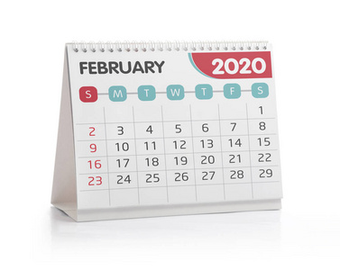 2020年2月桌面日历照片