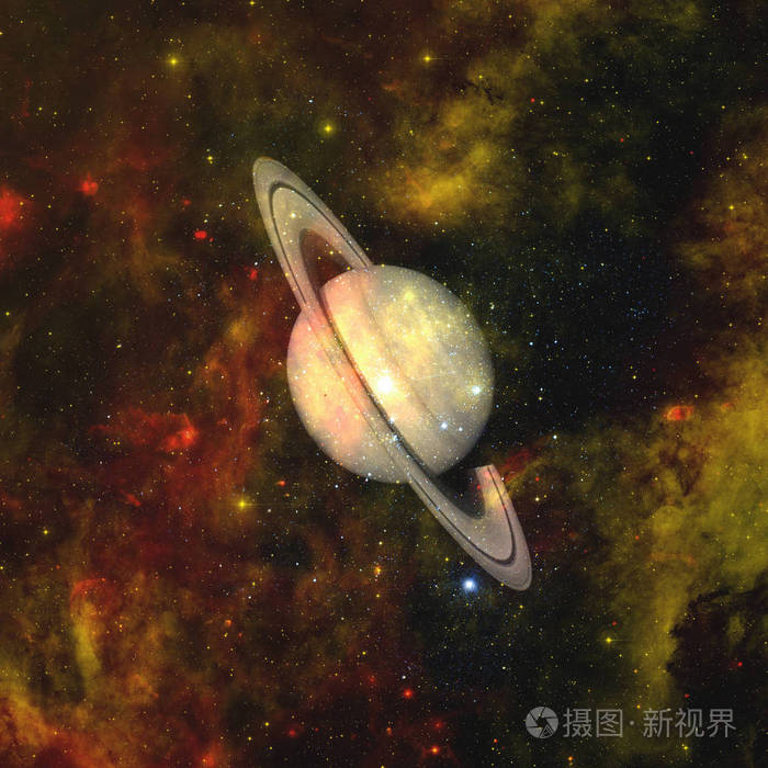 土星这张图片的元素由美国宇航局提供
