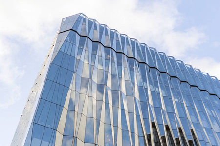 幕墙系统幕墙透明玻璃.照片