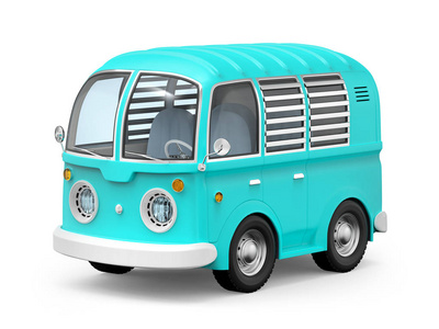 van retro卡通照片