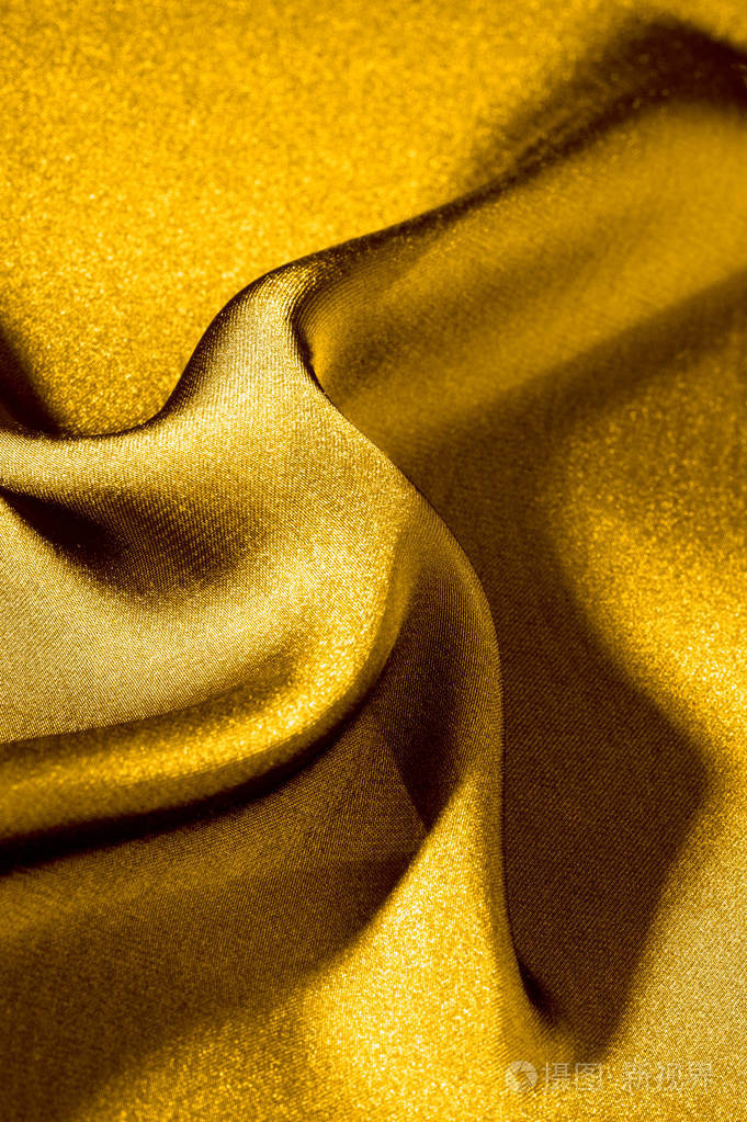 背景图案纹理墙纸黄色丝绸添加