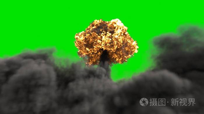 核弹爆炸 真实的原子弹爆炸与火 烟雾和蘑菇云前面的绿色屏幕 三维渲染照片 正版商用图片2oecn4 摄图新视界 核弹爆炸 真实的原子弹爆炸与火 烟雾和蘑菇云前面的绿色屏幕 三维渲染照片 正版商用图片2oecn4 摄图新视界