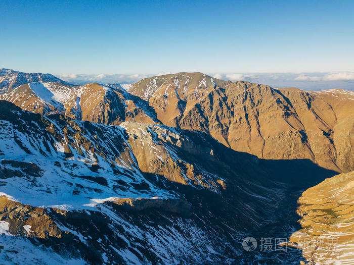 山地景观阿尔克海兹高加索山脉俄罗斯