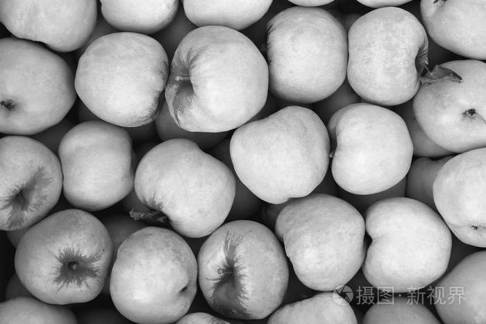 黑白相间的苹果填充纹理新鲜苹果背景
