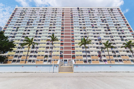 香港市高层住宅建筑外观图片