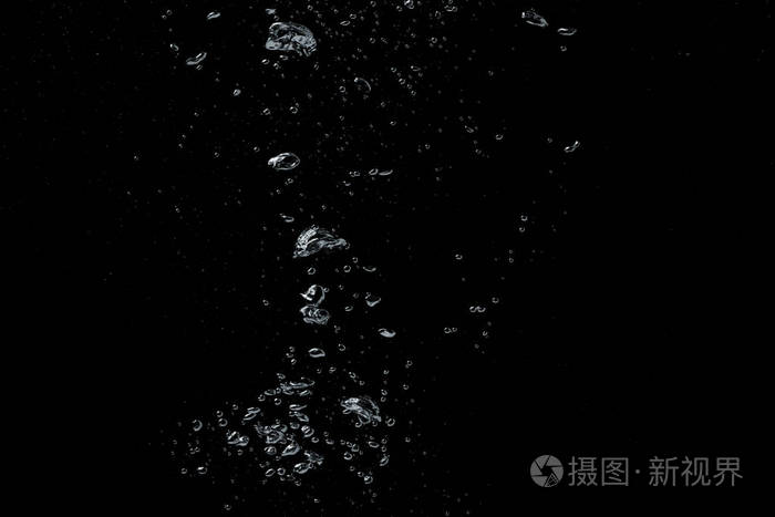黑色的水泡泡