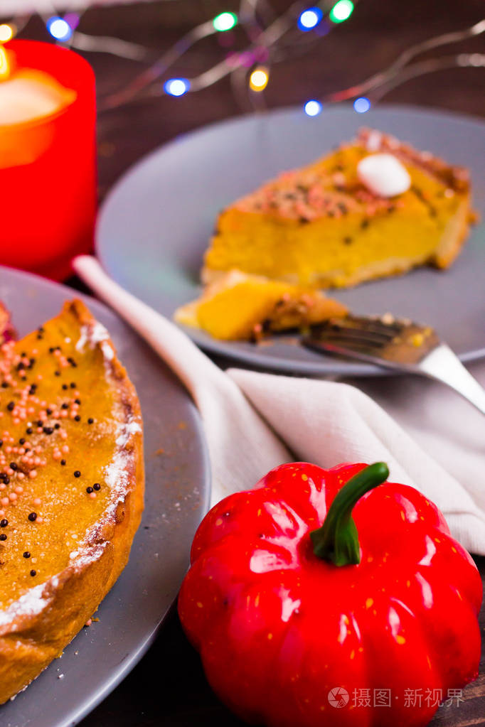 pumpkinpietraditionalthanksgivingtastytartautumnalfoodb