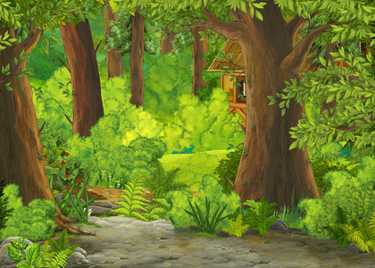 农舍场景图片-农舍场景素材-农舍场景插画-摄图新视界