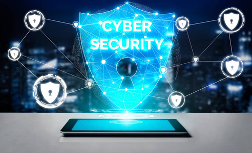 网络安全与数字数据保护概念照片