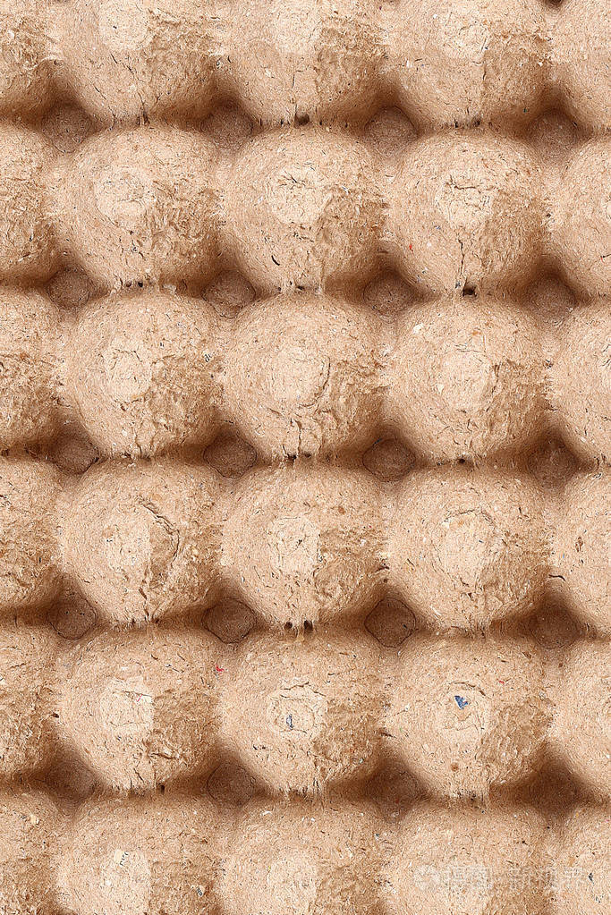 纹理硬纸板鸡蛋蛋壳包装俯视图鸡蛋的空包装