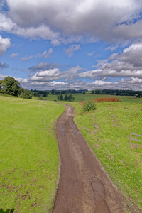 英格兰东北部诺森伯兰乡村景观图片