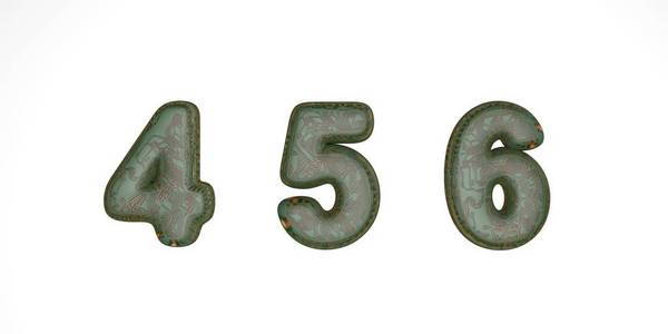 金色数字456是用充气气球做成的,白色上面有金色丝带456 万圣节糖果在