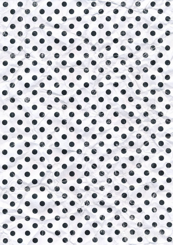 网点扫描图案皱褶