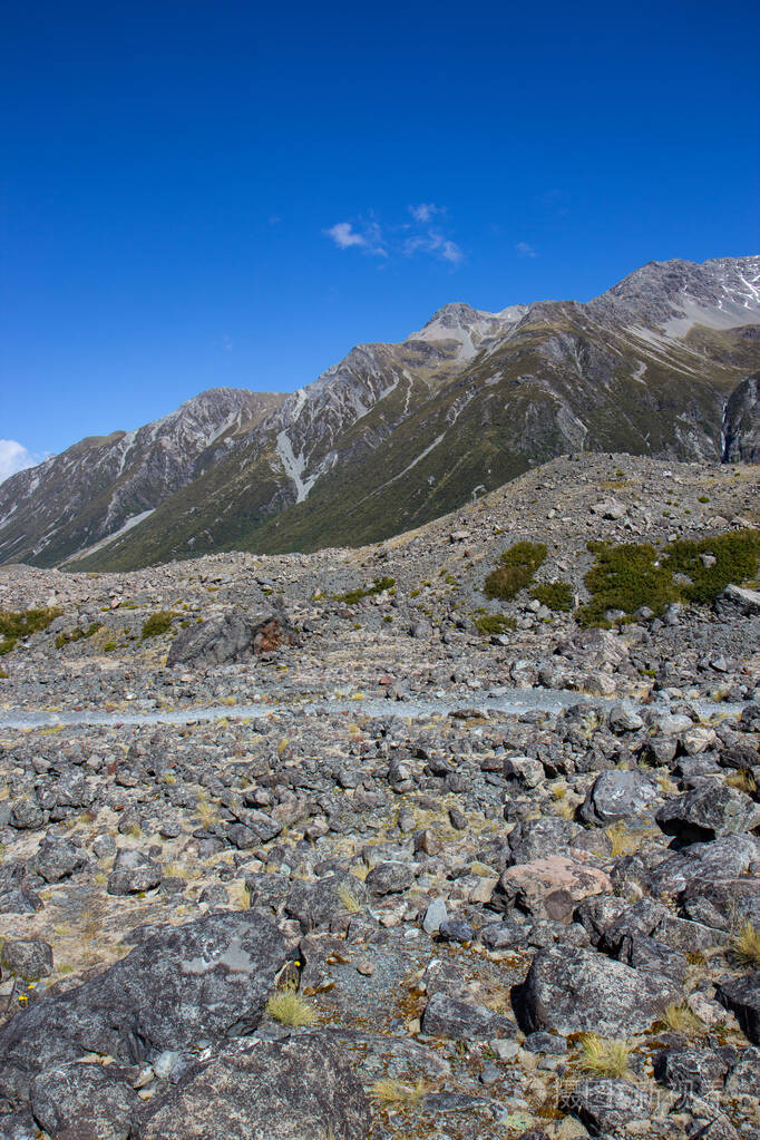 库克山国家公园山谷景观