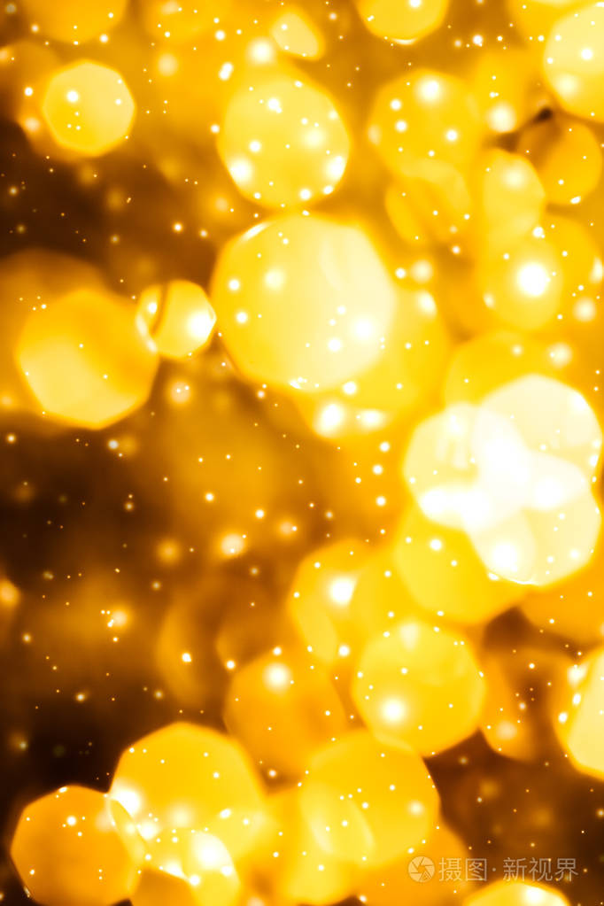 金光闪闪发光奢华度假背景