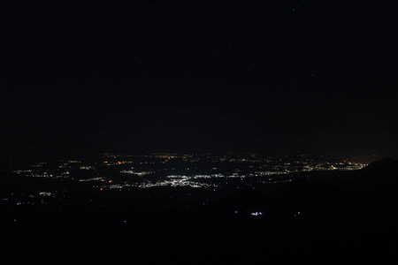 城市灯光夜景图片