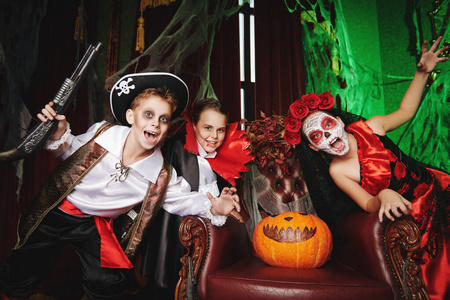 万圣节化妆舞会照片