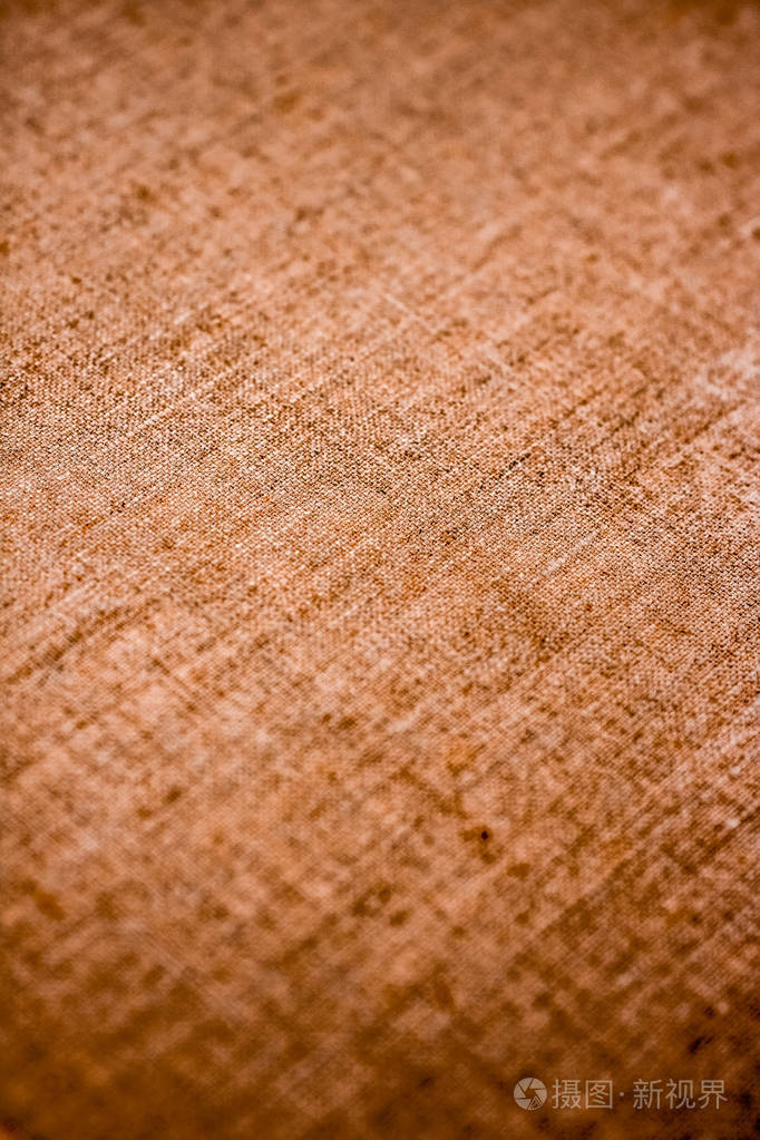室内装饰性复古亚麻织物纹理背景