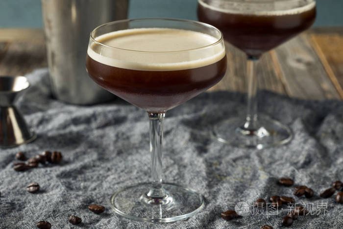 Homemade Alcoholic Espresso Martini 