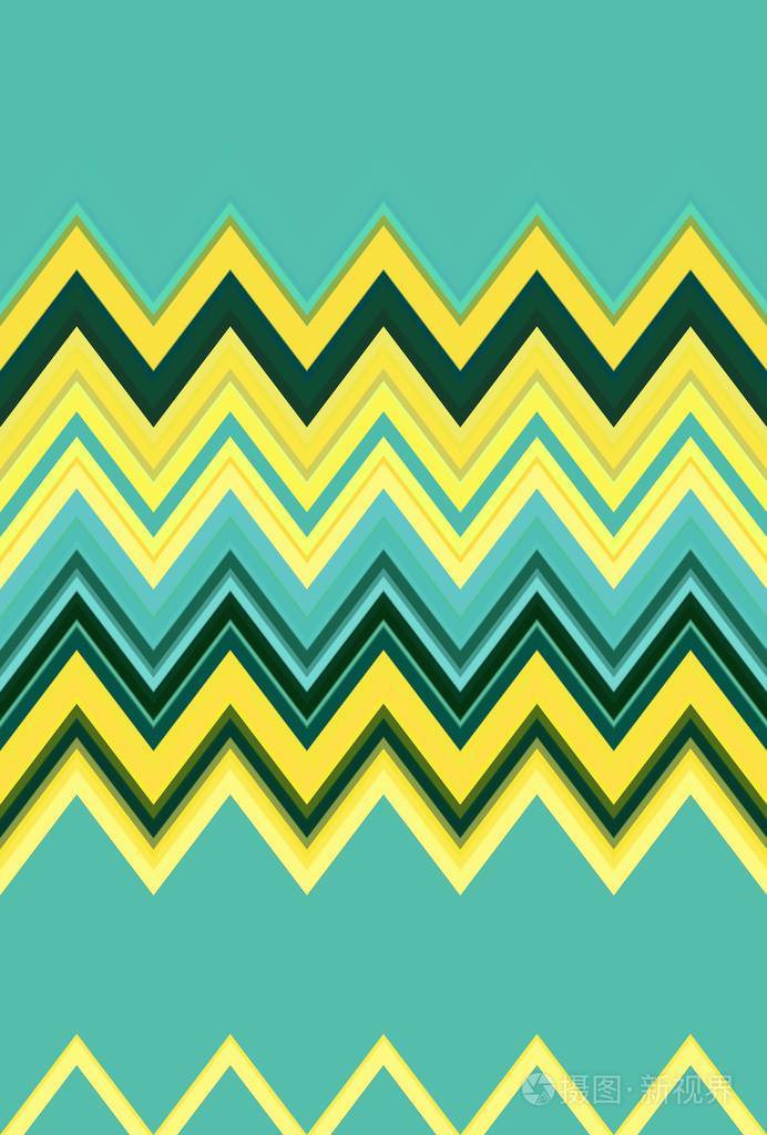 潮流时尚的v字形图案艺术