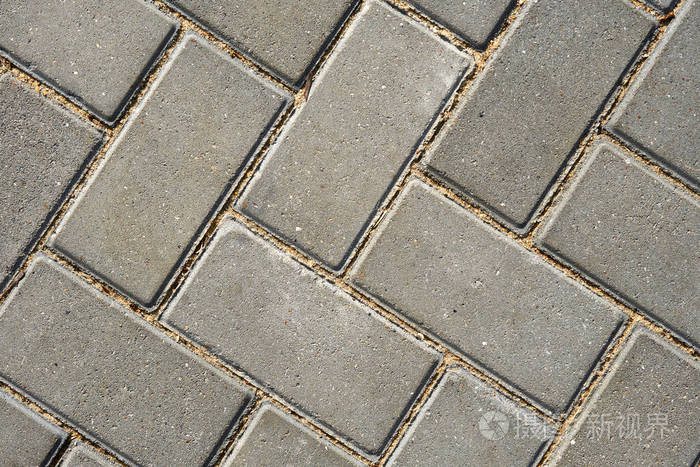 背景或纹理用灰色铺路砖