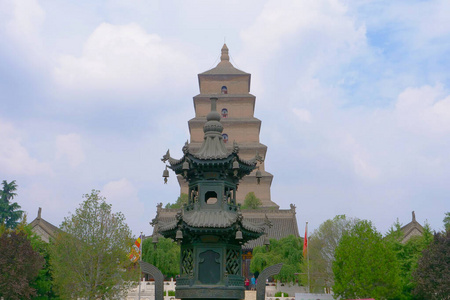 中国古代著名佛教建筑大雁塔图片