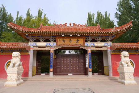 雷音寺敦煌雷音寺中国古代传统建筑照片