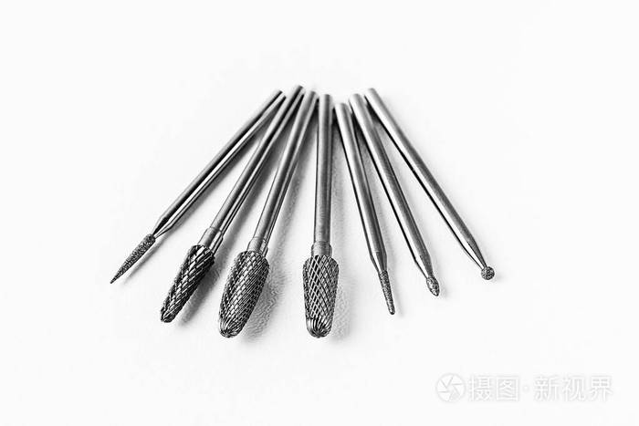 牙钻硬质合金牙钻牙科设备特写