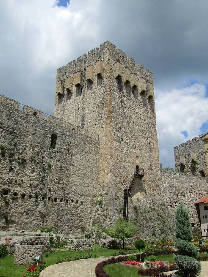 塞尔维亚德斯波托瓦茨的玛纳西亚修道院要塞