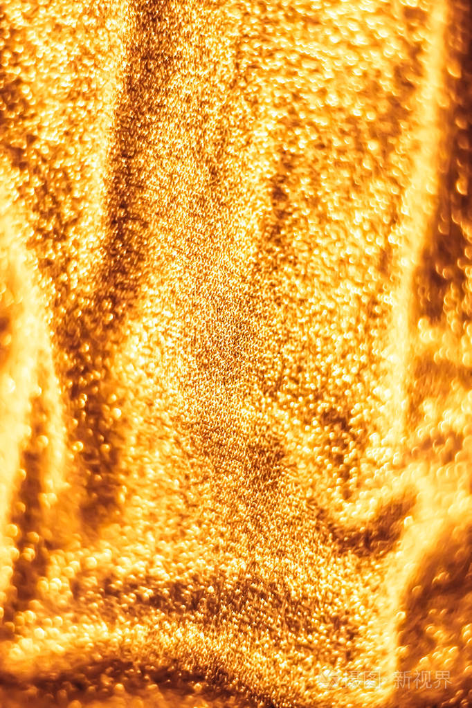 金色假日闪闪发光抽象背景奢华施