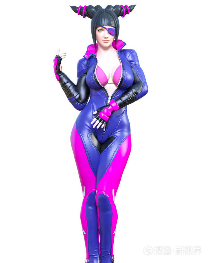 3d漫画cosplay动漫女孩.